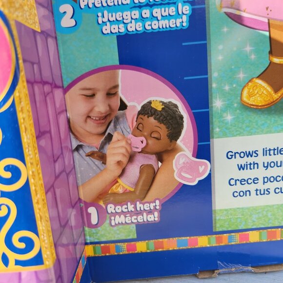 NEW Baby Alive Princess Ellie Grows Up Black Hair Doll 18" African American She - Picture 11 of 15